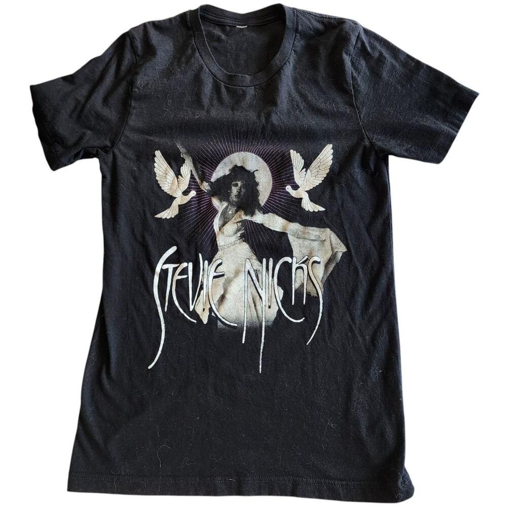 Stevie Nicks Official 2025 Concert Tour Graphic T-Shirt Black Small